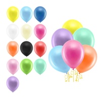 Palloncini in lattice Rainbow da 30 cm - PartyDeco - 100 unità