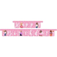 Corona di Buon Compleanno Barbie 3 m