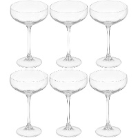 Set da 6 coppe vintage per spumante 315 ml