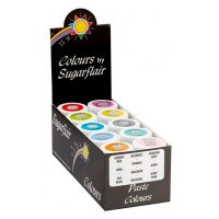 Set di paste coloranti pastello 25 gr - Sugarflair - 10 unità