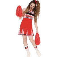 Costume da cheerleader zombie giovanile