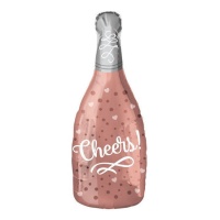 Palloncino a forma di bottiglia di spumante Cheers di 66 cm - Anagram