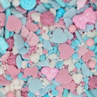 Sprinkles da baby shower 3D Baby bliss da 70 gr - FunCakes