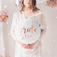 Palloncino Bride to be bianco 45 cm