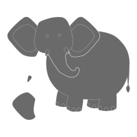Elefante fustellato - Artemio