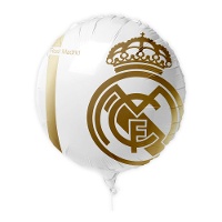 Palloncino del Real Madrid con stemma dorato da 45 cm