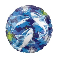 Palloncino squalo blu 43 cm - Anagramma