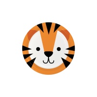 Piatti Tigre17 cm - 8 unità