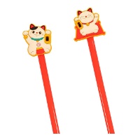 Penna a forma di gatto portafortuna - 1 unità