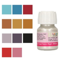 Vernice colorante commestibile metallizzata 30 ml - FunCakes