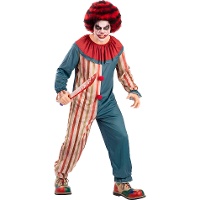 Costume vintage da clown per uomo
