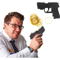 Pistola per elastici da 17 cm