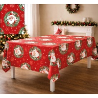 Tovaglia natalizia con Babbo Natale