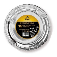 Piatti di 17 cm in cartone colorato - 12 pezzi