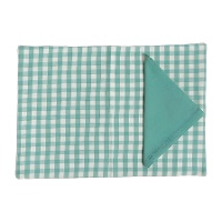 Tovaglietta 48 x 33 cm Vichy con tovagliolo - 1 pezzo