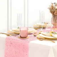 Tovaglia da tavolo glitterata da 30 cm - 1,50 m