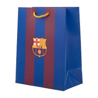 Busta regalo 40 x 30 x 12 cm con strisce blaugrana