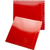Base per torta 30 x 30 x 0,3 cm quadrata - 5 unità