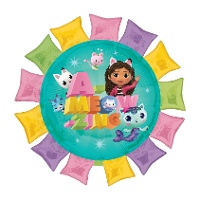 Palloncino Gabby's Dollhouse a forma di casetta