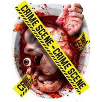 Decorazioni adesive per WC di un cadavere di 30 x 40 cm