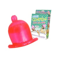 Cappello preservativo gonfiabile rosa