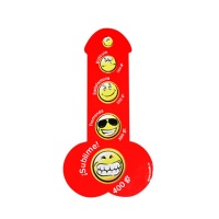 Misuratore del pene rosso