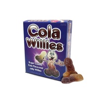 Cola Willies gommose al gusto di cola a forma di pene - Cola Willies - 120 grammi