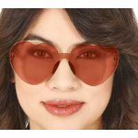 Occhiali trasparenti a forma di cuore