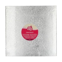 Sottotorta quadrata argento da 35,6 x 35,6 x 0,4 cm - FunCakes