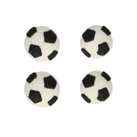 Decorazioni di zucchero pallone calcio - FunCakes - 6 unità