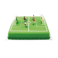 Decorazioni per torte di calcio con gol - PME - 9 pezzi