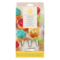 Kit di decorazione per cupcake - Wilton - 8 tasche e 4 beccucci