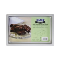 Teglia in alluminio per brownies da 30,5 x 20,5 x 2,9 cm - PME