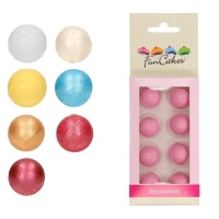 Palline di cioccolato 2 cm - FunCakes - 8 unità