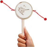 Sonaglio a tamburo da mano