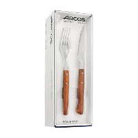 Set di 6 forchette di 20 cm e 6 coltelli per bistecca di 22 cm Forest - Arcos
