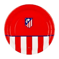 Piatti rossi Atlético de Madrid 18 cm - confezione da 8