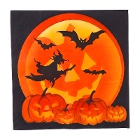 Tovaglioli notte incantata da 16,5 x 16,5 cm - 20 unità
