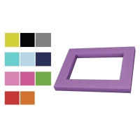 Cornice in sughero colorata di 80 x 60 cm