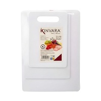 Tagliere di plastica bianco - 3 unità