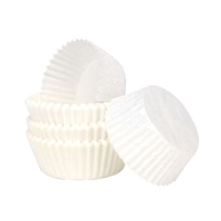 Pirottini cupcakes bianchi - Sweetkolor - 30 unità