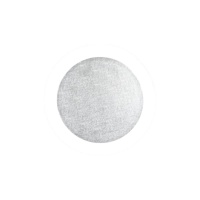 Sottotorta rotonda argento da 15 x 0,3 cm - Sweetkolor