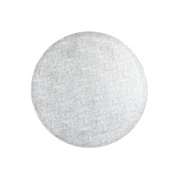 Sottotorta rotonda argento da 28 x 0,3 cm - Sweetkolor