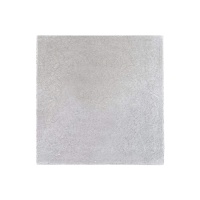 Sottotorta quadrata argento da 30 x 30 x 0,3 cm - Sweetkolor