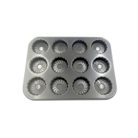 Stampo in acciaio mini margherite da 27 x 36 cm - Sweetkolor - 12 cavità