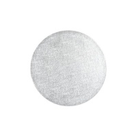 Sottotorta rotonda argento da 15 x 15 x 1,2 cm - Sweetkolor