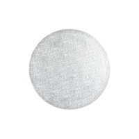 Sottotorta rotonda argento da 20 x 20 x 1,2 cm - Sweetkolor