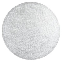 Sottotorta rotonda argento da 40 x 1,2 cm - Sweetkolor