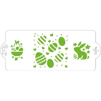 Stencil di Pasqua 10 x 25 cm - Decora