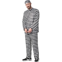 Costume da detenuto per uomo